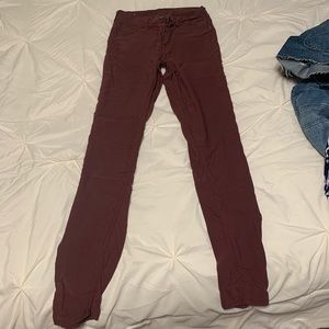 Maroon jeggings